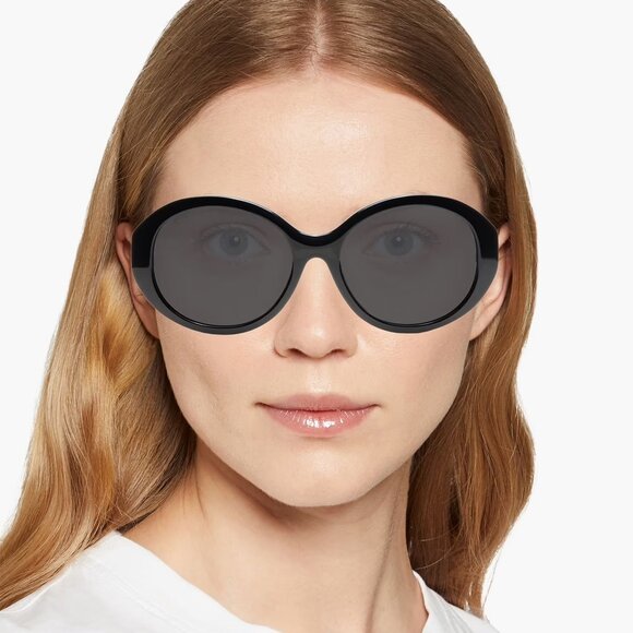 GUCCI - Round-Frame Acetate Sunglasses in Black - Picture 4 of 6